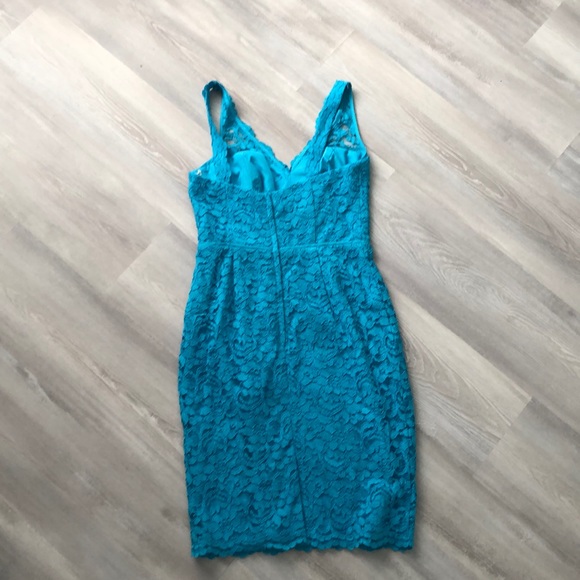 David’s bridal blue dress size 4 - Picture 4 of 16